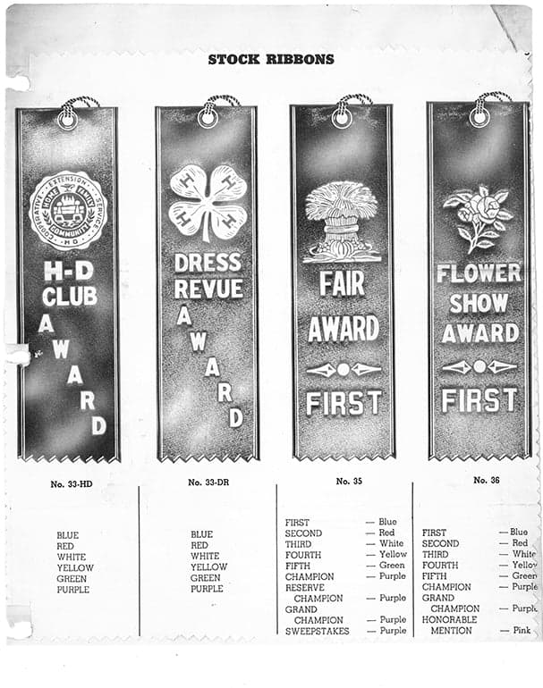 1954 Hodges stock ribbons flyer