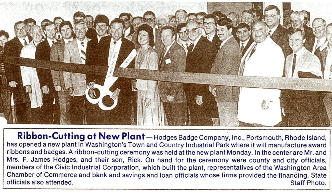 Ribbon cutting at Hodges Missouri facility