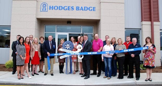 Ribbon cutting ceremony for new Hodges facility, fall 2015
